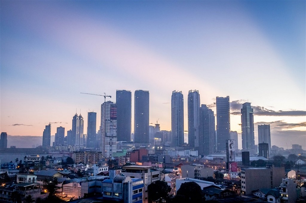 City Buildings sunset 2