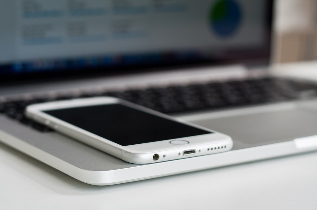 iphone and laptop