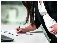 signing papers