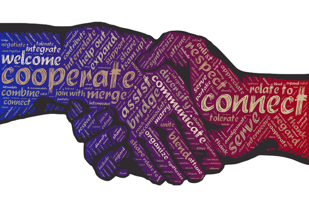 shake hands design