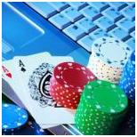 casino chips and cards