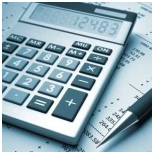 calculator and pen