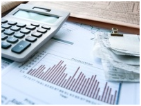 calculator and papers