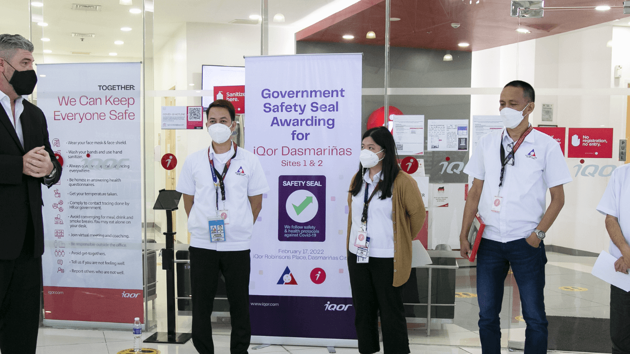 iQor Santa Rosa earns Safety Seal for health standard compliance