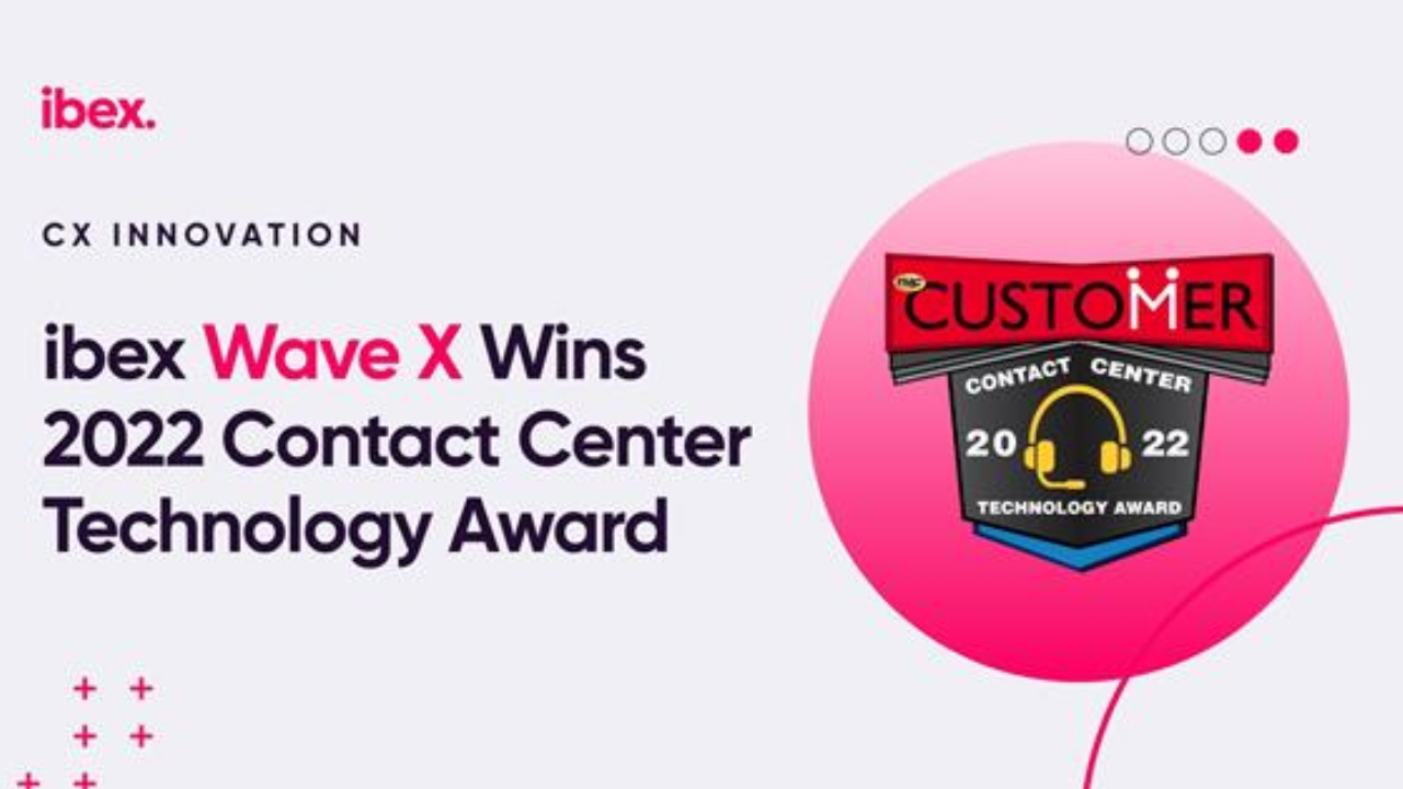 ibex’s CX platform wins 2022 Contact Center Technology Award