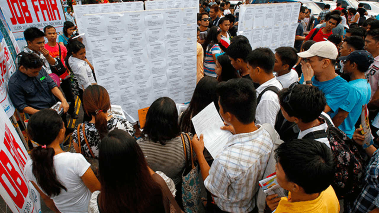 Employment rate 95 in Jan
