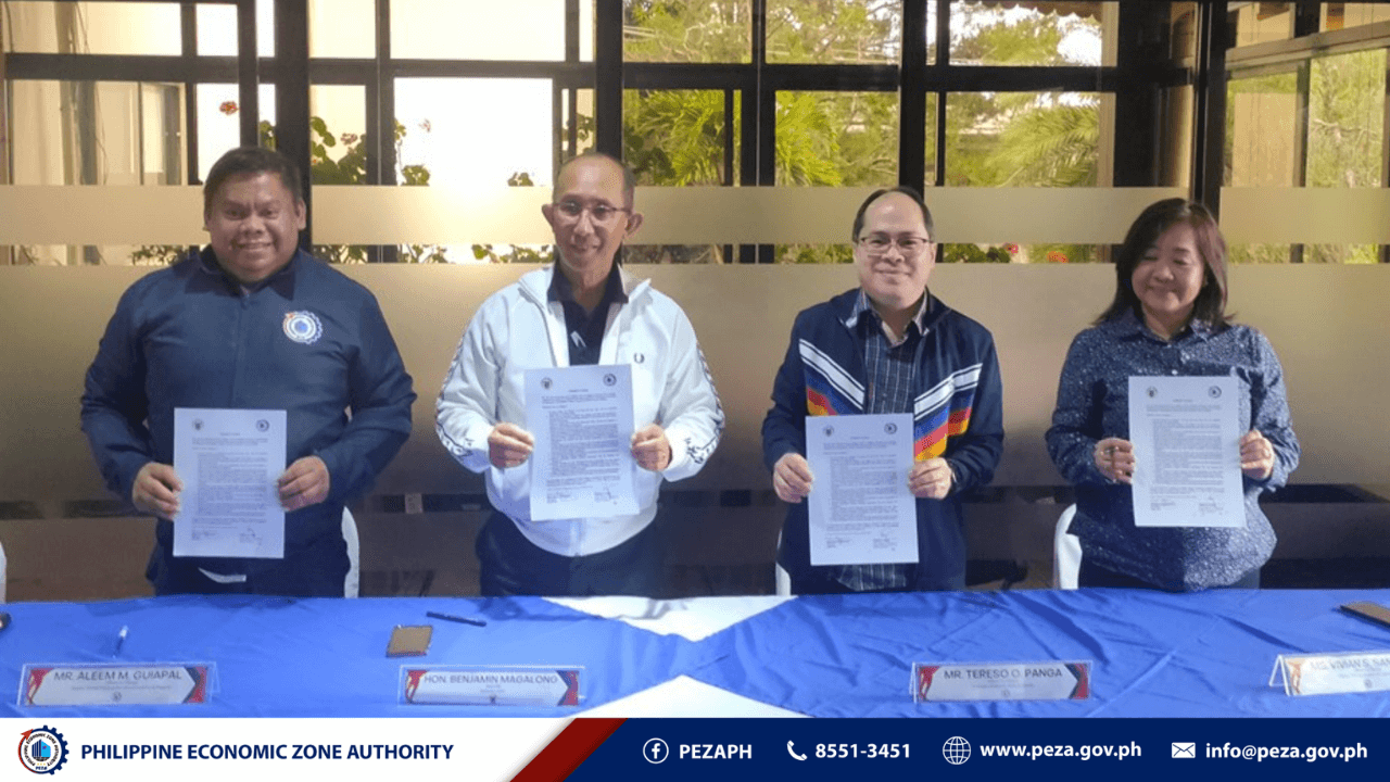 PEZA, Baguio sign integrity pledge