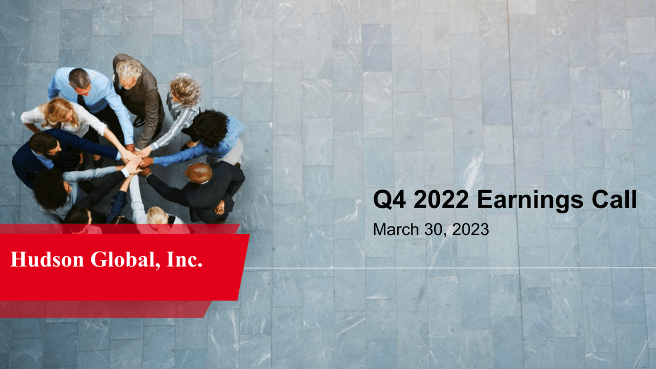 Hudson Global releases Q4 results