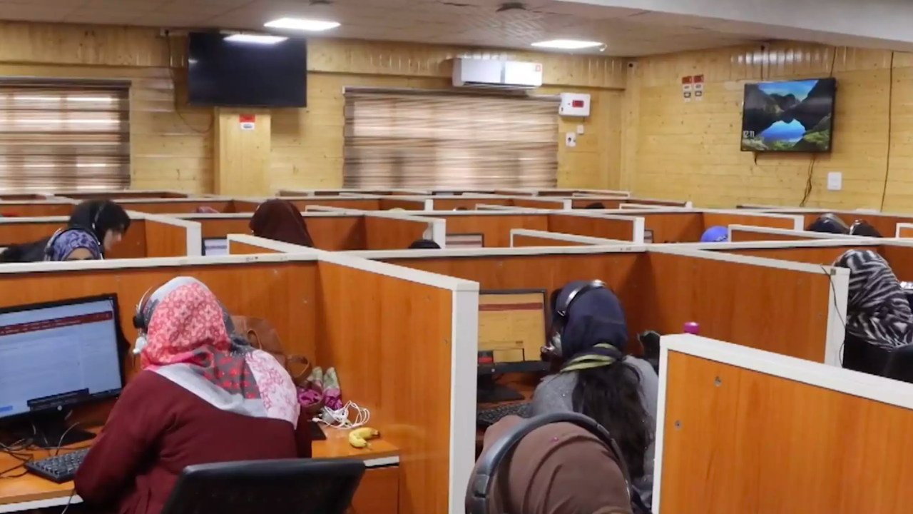 Rural BPO unit in India