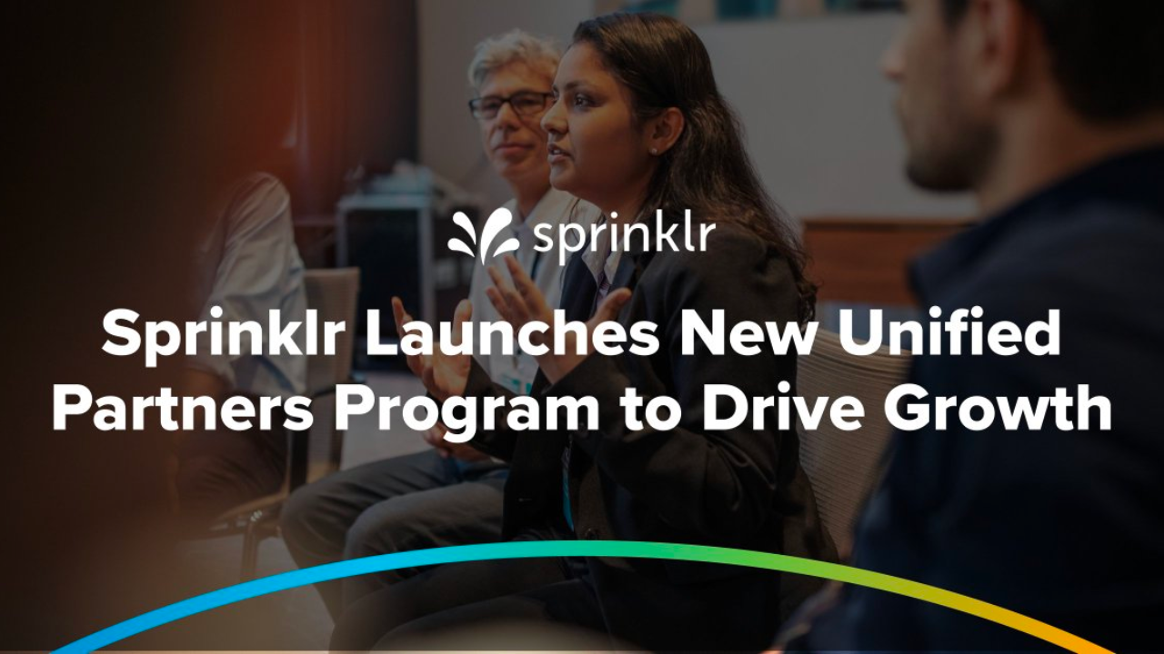 Sprinklr debuts unified partners program