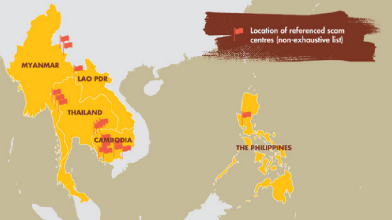 Southeast Asia online scam centers
