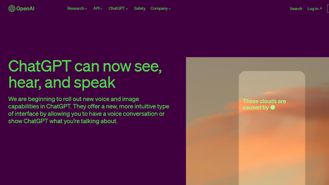 ChatGPT voice and image
