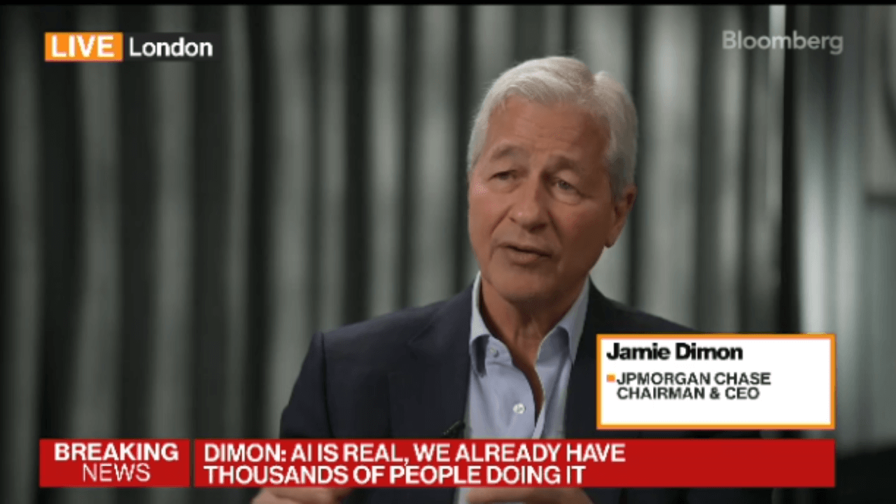 AI could shorten workweek -- CEO Dimon