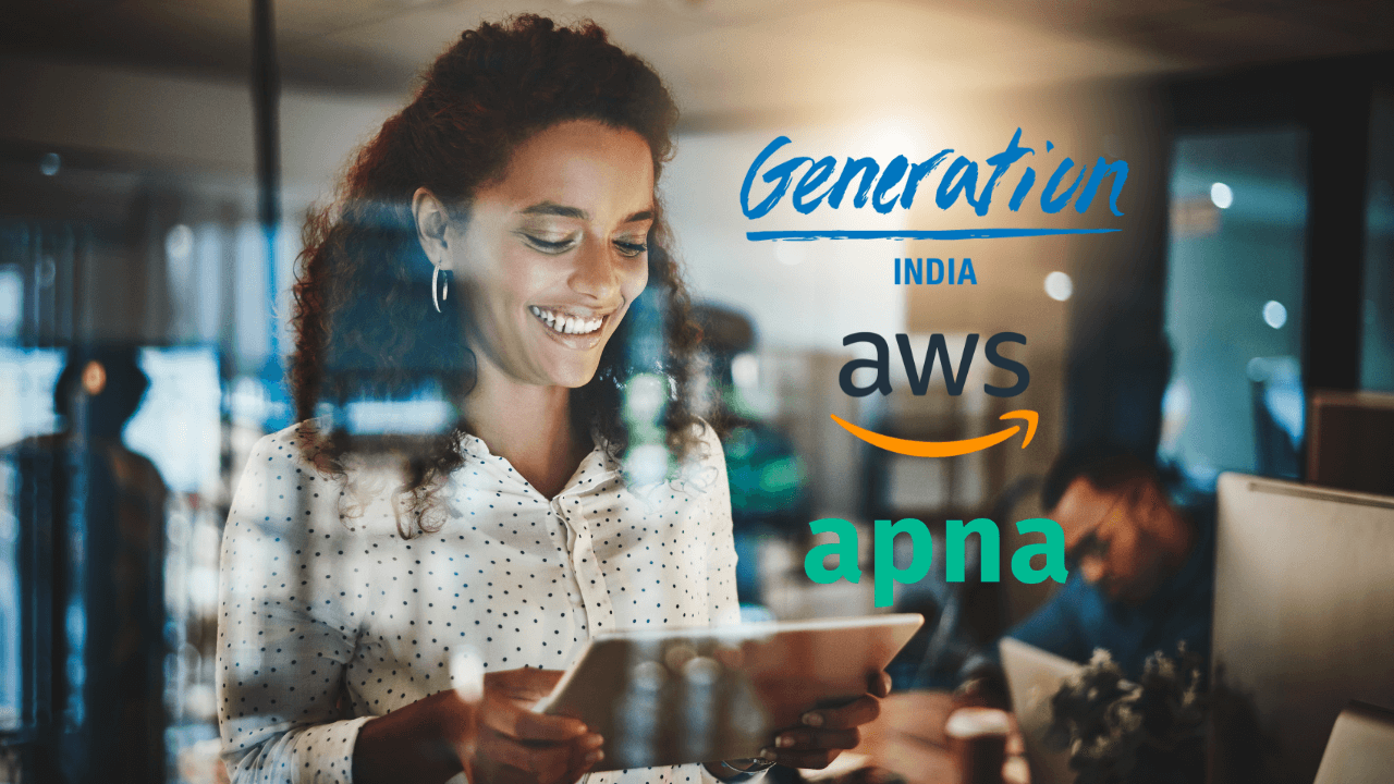Generation India, Apna, and AWS