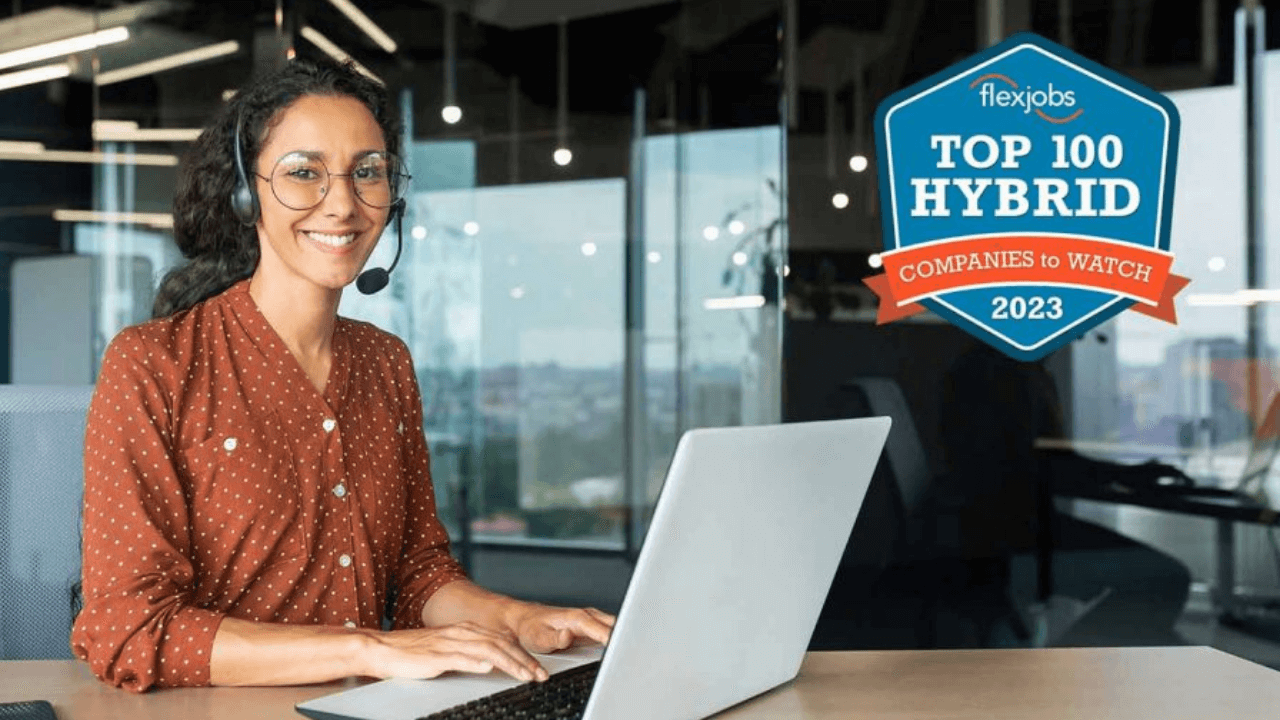 Top 100 hybrid jobs by FlexJobs
