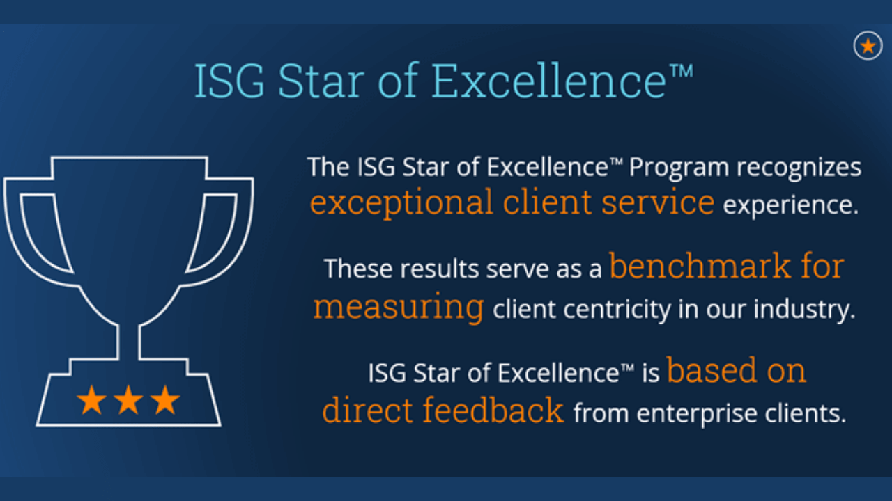 ISG customer service excellence