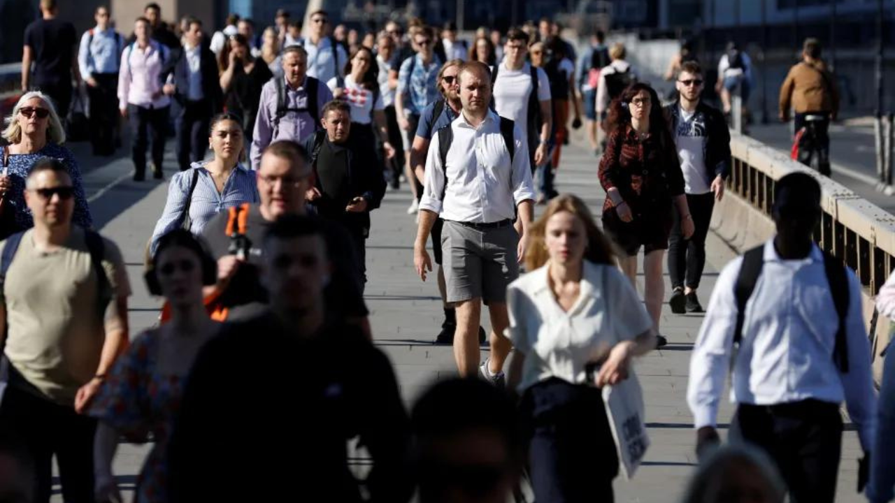 UK workers. Photo from Peter CziborraReuters