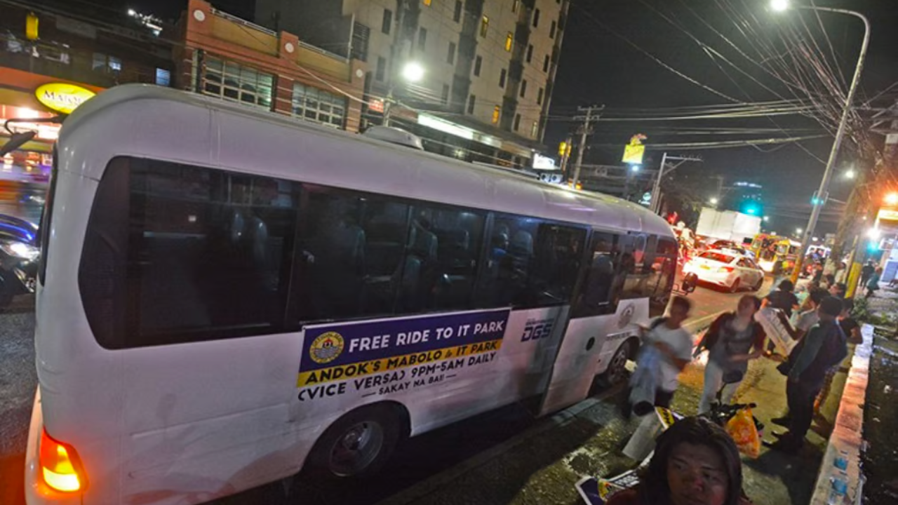 Cebu free night buses for BPO