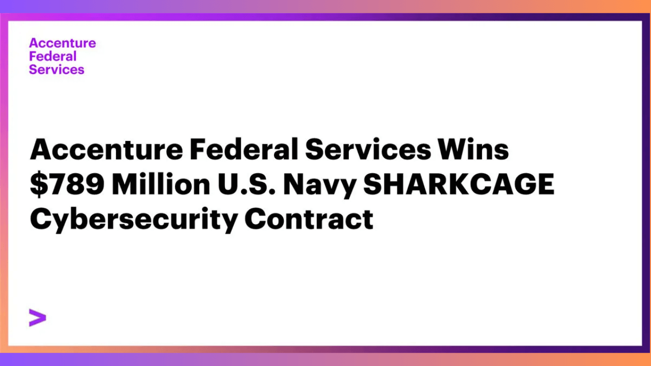 Accenture US Navy cybersecurity deal