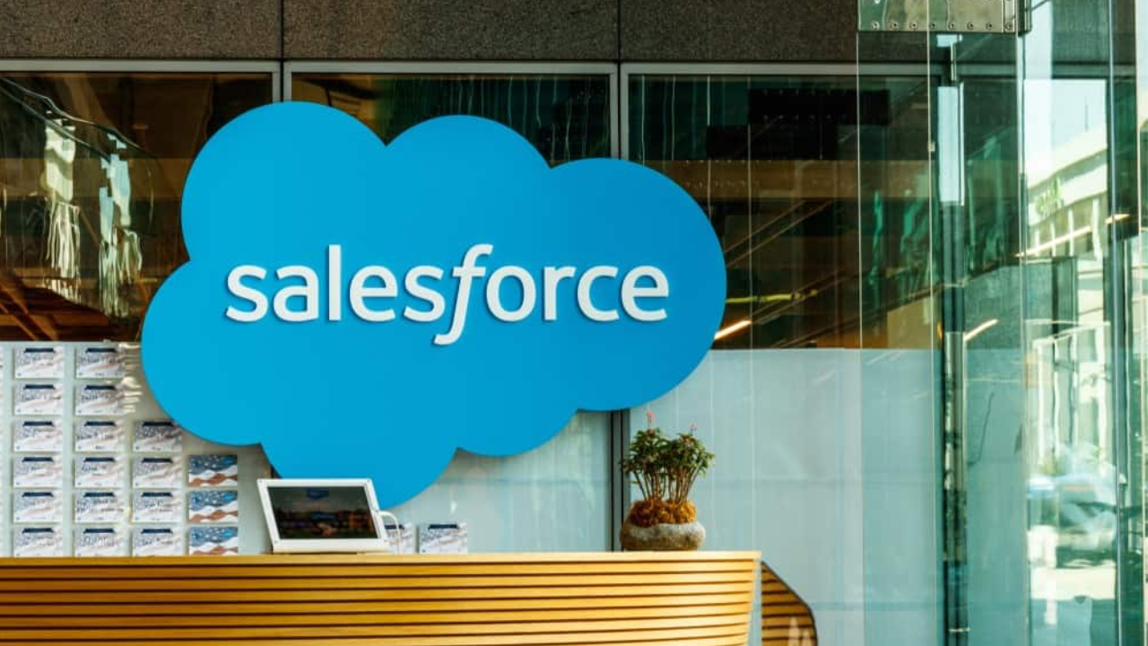 Salesforce shares fall
