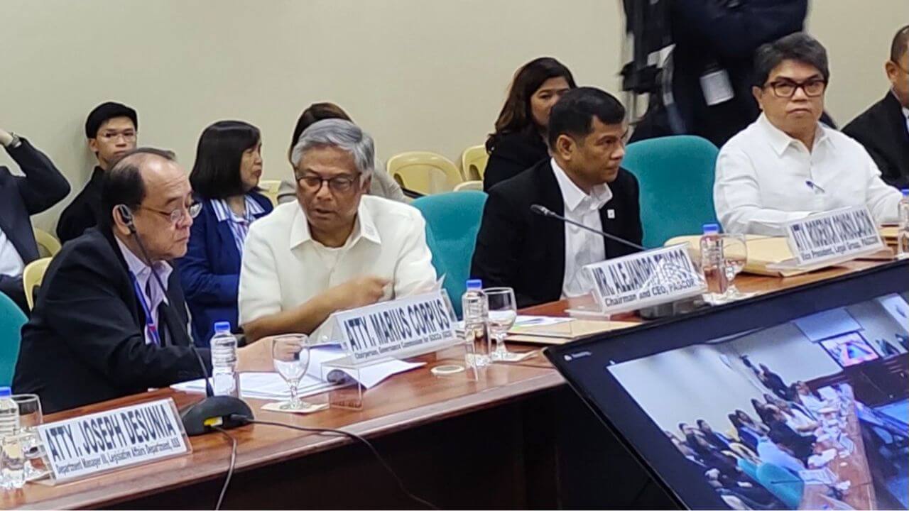 PAGCOR during a Senate hearing