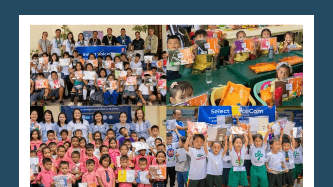 Select VoiceCom equips Cebu schools with tech, supplies in CSR push