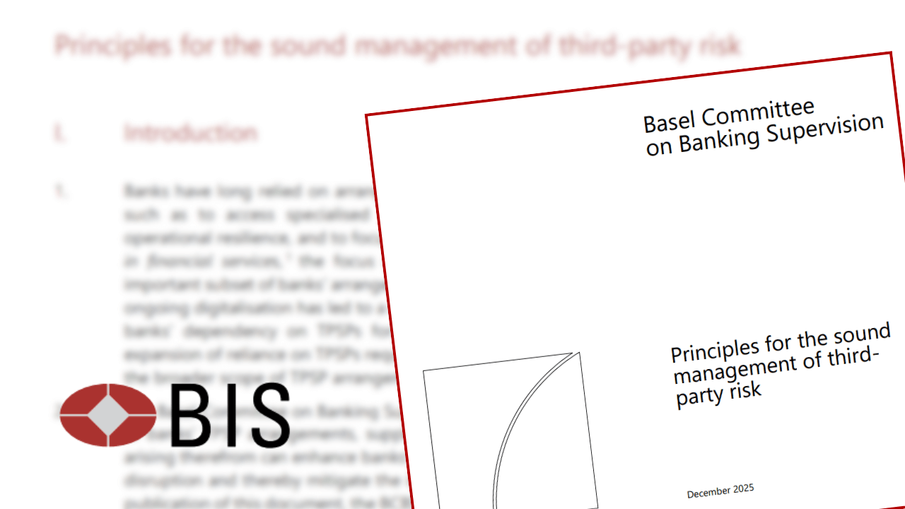 Basel Committee issues new principles on banks’ outsourcing risk