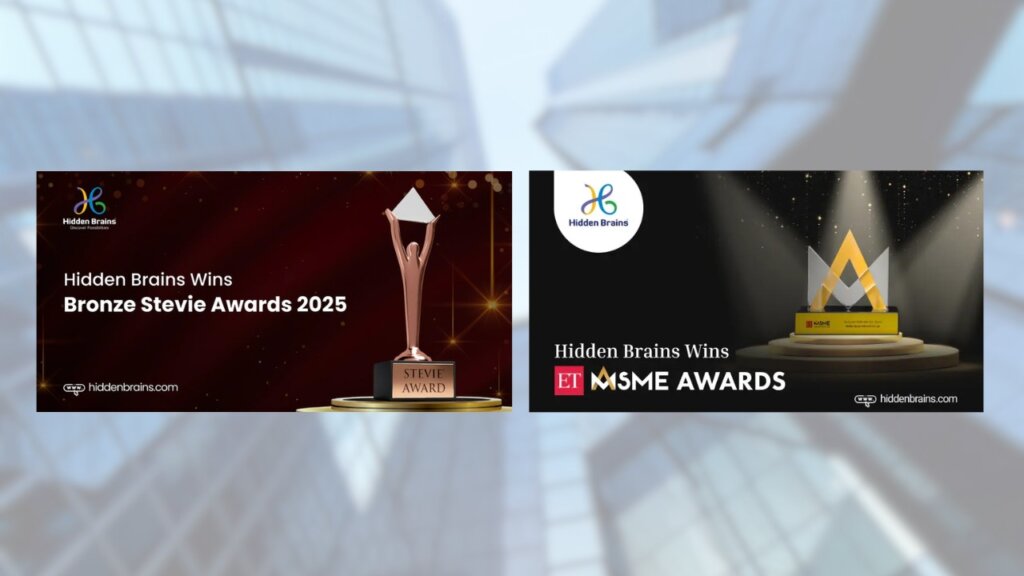 Hidden Brains wins Bronze Stevie, ET MSME Awards